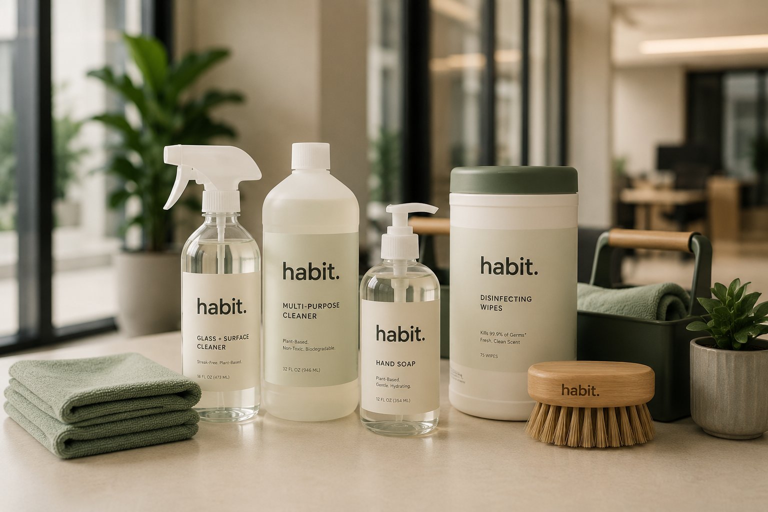 Habit cleaning product line